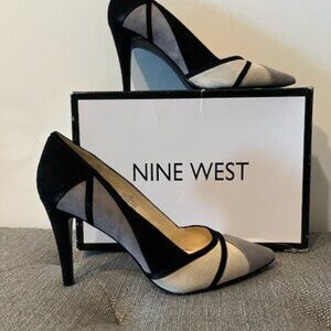 Nine West Multi Colored Suede Heels